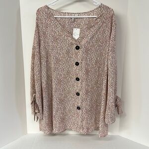 Est 1946 Size 22/24 3/4 Length Sleeve Top NWT